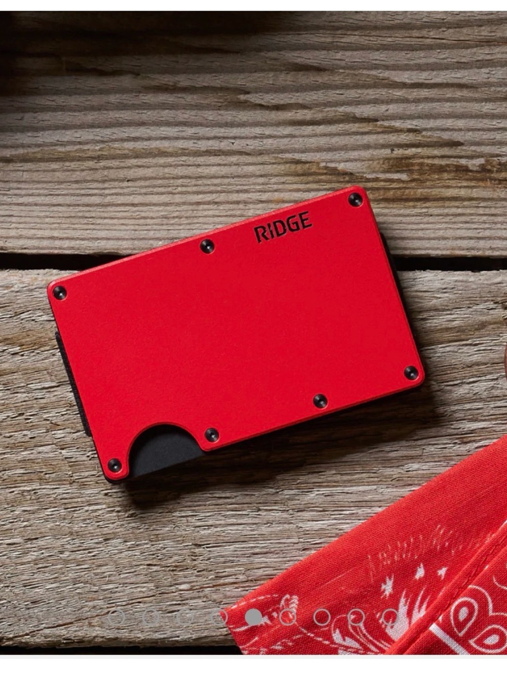 Ridge Wallet - Rodeo Red Collection - Picture 3 of 12